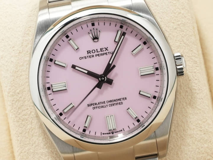 ロレックス オイスターパーペチュアル36 Ref.126000 ステンレススチール キャンディピンク文字盤