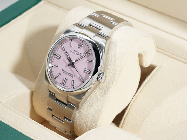 ロレックス オイスターパーペチュアル36 Ref.126000 ステンレススチール キャンディピンク文字盤
