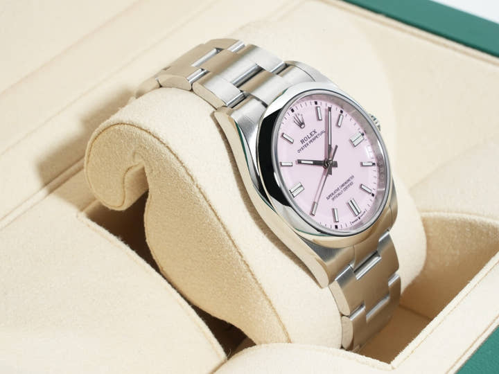 ロレックス オイスターパーペチュアル36 Ref.126000 ステンレススチール キャンディピンク文字盤