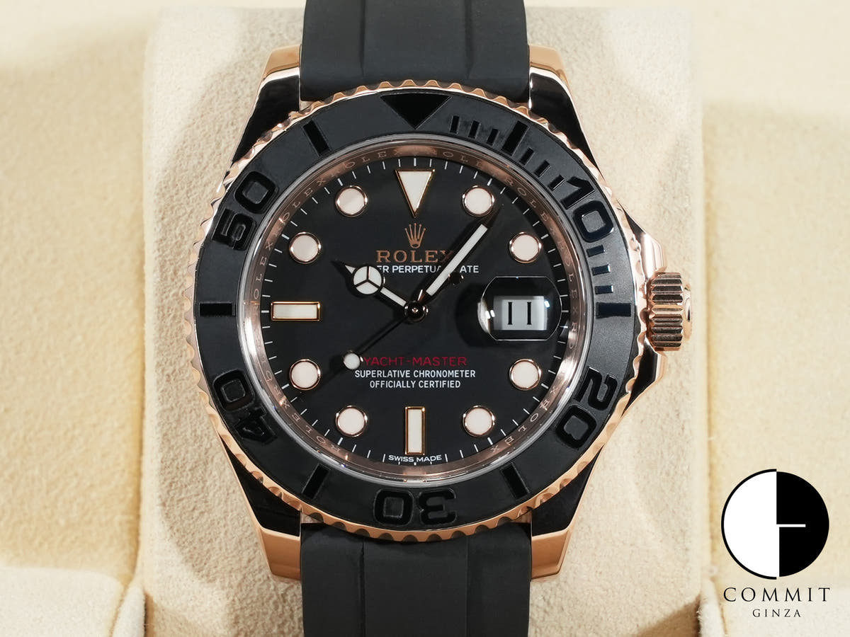 ロレックス ヨットマスター40 Ref.116655 エバーローズゴールド ブラック文字盤
