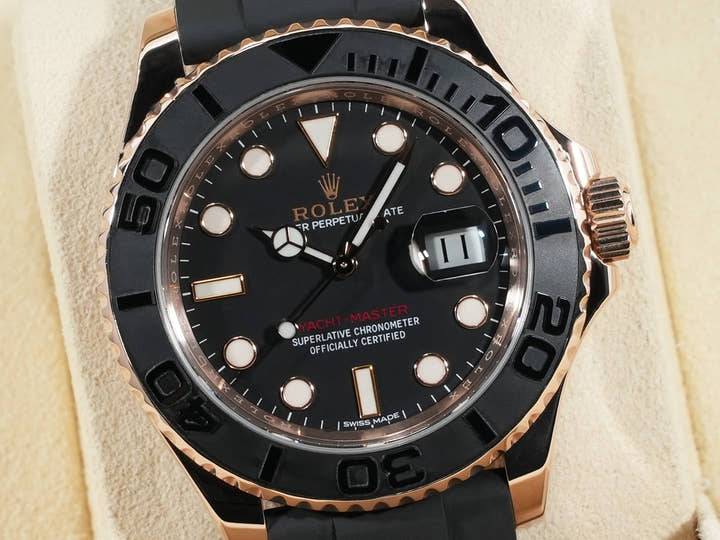 ロレックス ヨットマスター40 Ref.116655 エバーローズゴールド ブラック文字盤