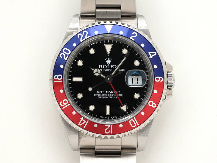 ロレックス GMTマスター Ref.16700 ステンレススチール ブラック文字盤 オイスターブレスレット