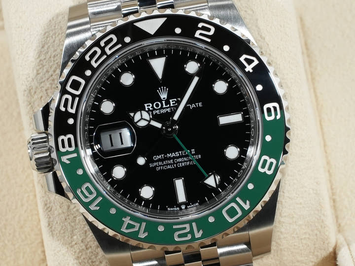 ロレックス GMTマスターII Ref.126720VTNR ステンレススチール ブラック文字盤 ジュビリーブレスレット