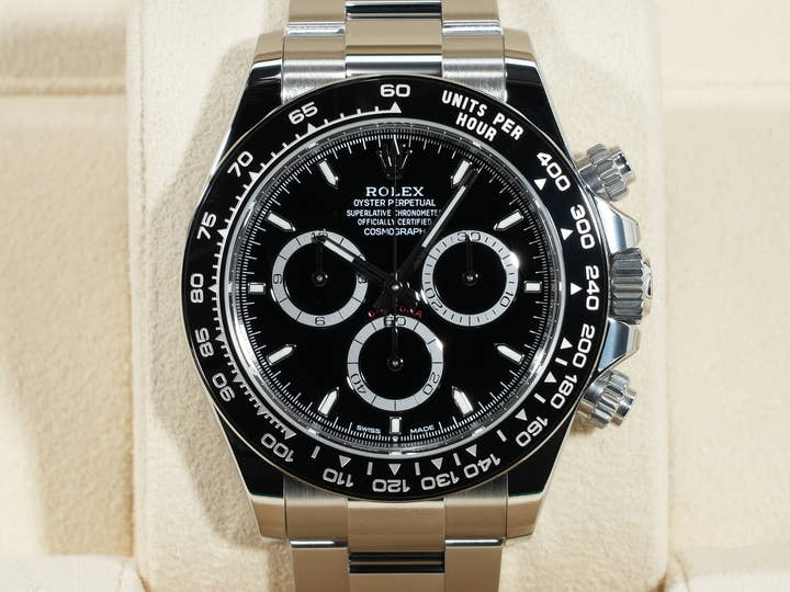ロレックス デイトナ Ref.126500LN ステンレススチール ブラック文字盤