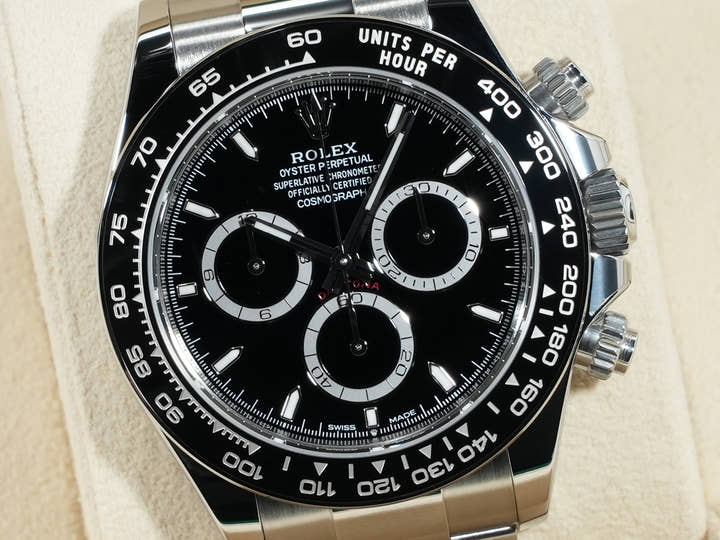 ロレックス デイトナ Ref.126500LN ステンレススチール ブラック文字盤