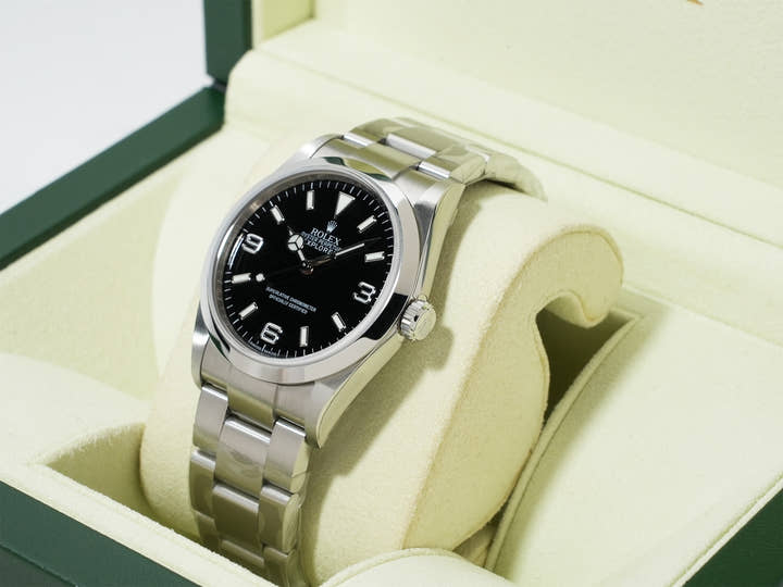 ロレックス エクスプローラーI Ref.114270 ステンレススチール ブラック文字盤