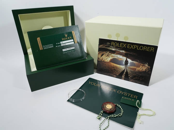 ロレックス エクスプローラーI Ref.114270 ステンレススチール ブラック文字盤