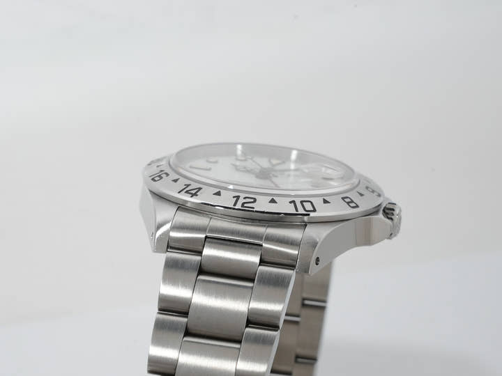 ロレックス エクスプローラーII Ref.16570 ステンレススチール ホワイト文字盤