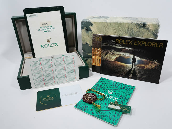 ロレックス エクスプローラーII Ref.16570 ステンレススチール ホワイト文字盤