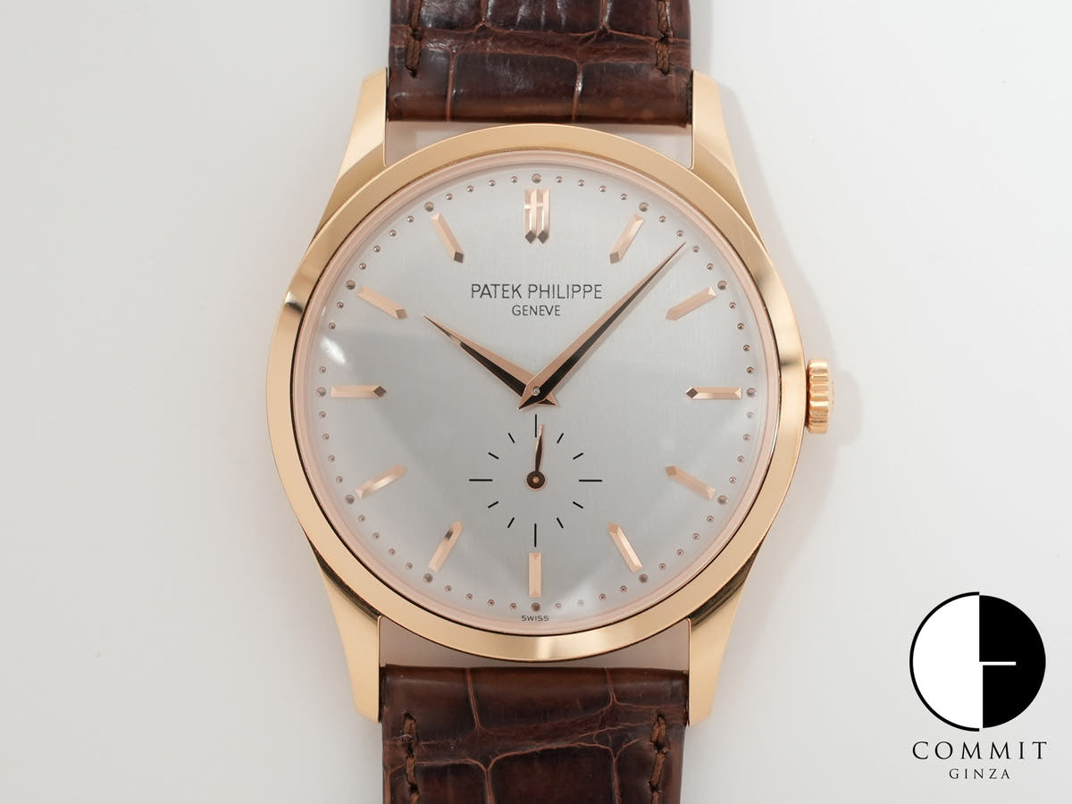 パテックフィリップ カラトラバ Ref.5196R-001 ローズゴールド シルバー文字盤
