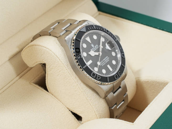 ロレックス ヨットマスター42 Ref.226627 ブラック文字盤 未使用 9wdhgapq