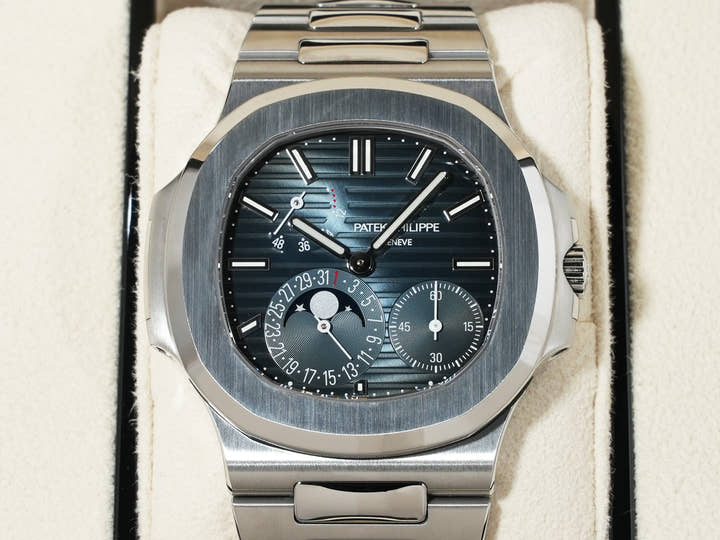 パテックフィリップ ノーチラス プチコンプリケーション Ref.5712/1A-001 ステンレススチール ブルー文字盤