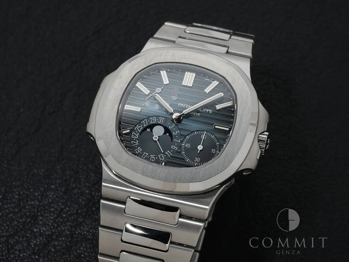 パテックフィリップ ノーチラス プチコンプリケーション Ref.5712/1A-001 ステンレススチール ブルー文字盤