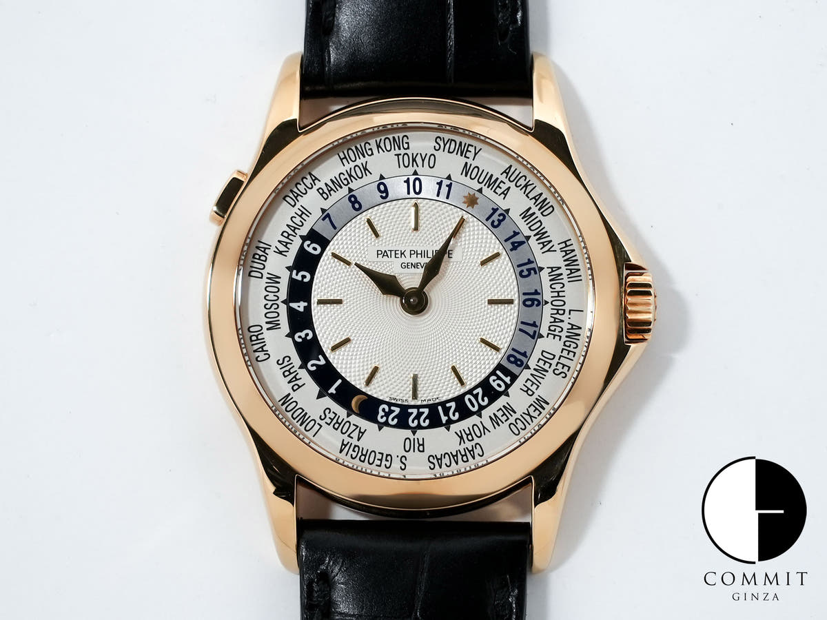 パテックフィリップ コンプリケーション ワールドタイム Ref.5110J-001 イエローゴールド シルバー文字盤
