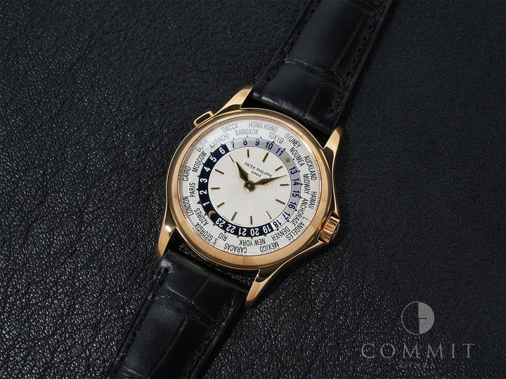 パテックフィリップ コンプリケーション ワールドタイム Ref.5110J-001 イエローゴールド シルバー文字盤