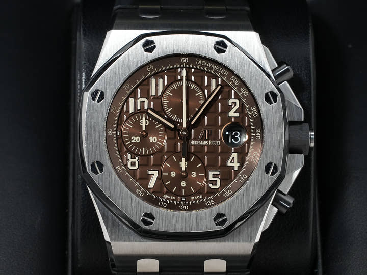 Audemars Piguet Royal Oak Offshore Chronograph Ref. 26470ST.OO.A820CR.01 Stainless Steel Brown Dial