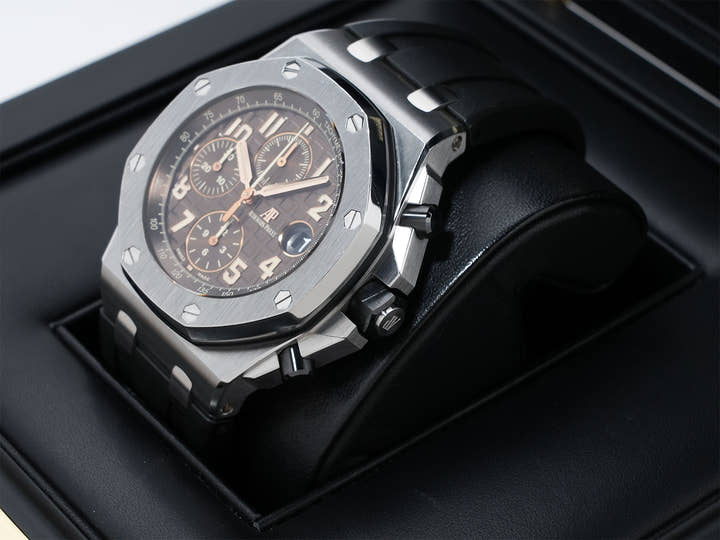 Audemars Piguet Royal Oak Offshore Chronograph Ref. 26470ST.OO.A820CR.01 Stainless Steel Brown Dial
