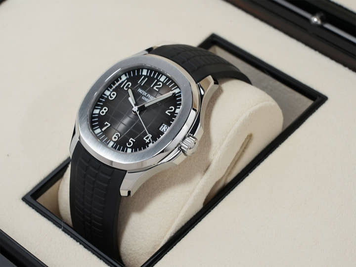 パテックフィリップ アクアノート Ref.5167A-001 ステンレススチール ブラック文字盤