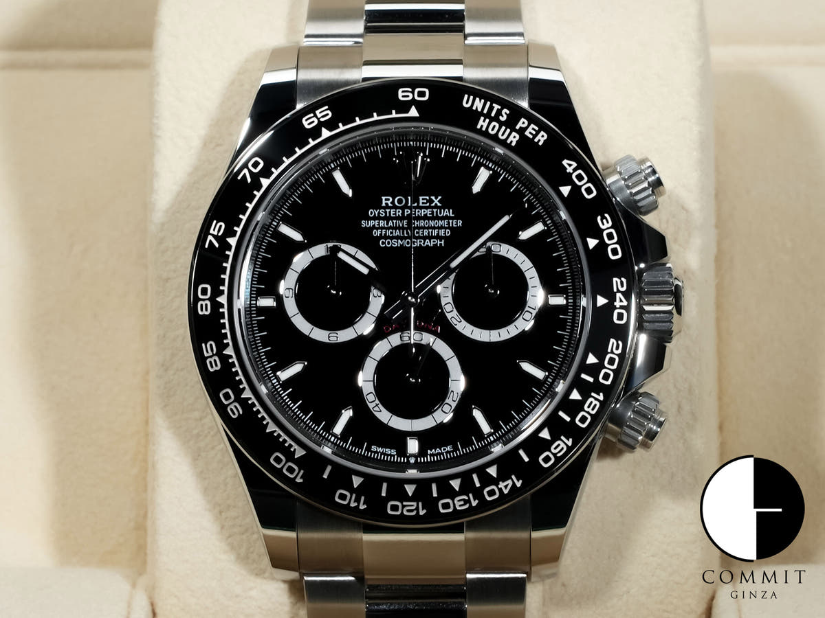 ロレックス デイトナ Ref.126500LN ステンレススチール ブラック文字盤