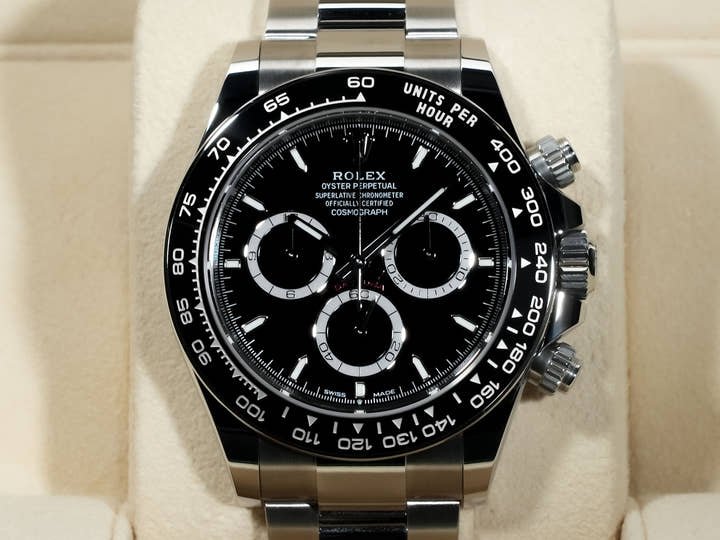 ロレックス デイトナ Ref.126500LN ステンレススチール ブラック文字盤