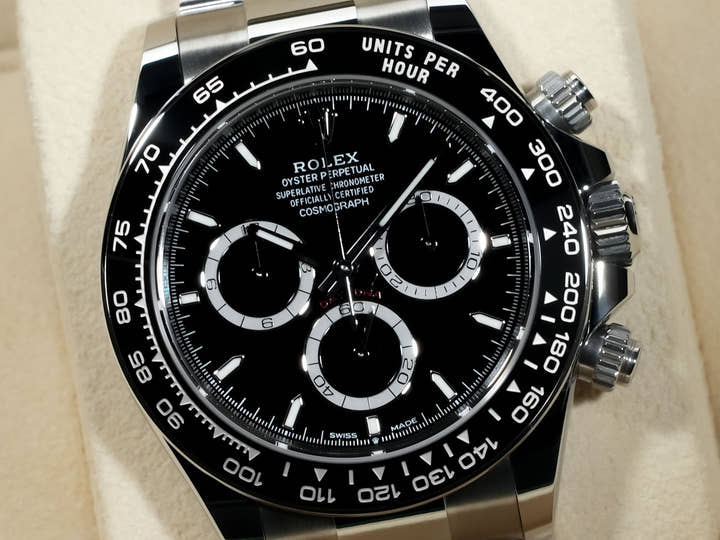 ロレックス デイトナ Ref.126500LN ステンレススチール ブラック文字盤