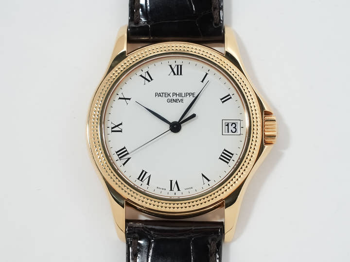 パテックフィリップ カラトラバ Ref.5117J-001 イエローゴールド ホワイト文字盤