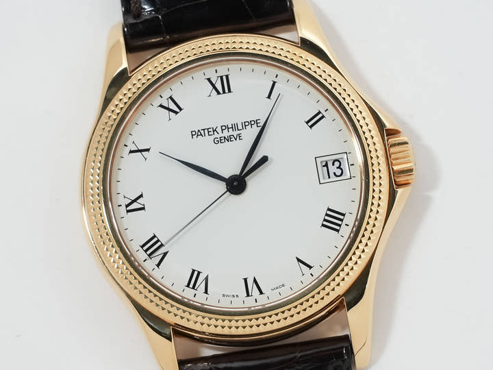 パテックフィリップ カラトラバ Ref.5117J-001 イエローゴールド ホワイト文字盤