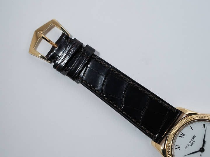 パテックフィリップ カラトラバ Ref.5117J-001 イエローゴールド ホワイト文字盤