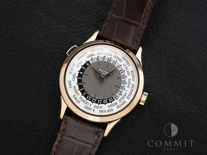 パテックフィリップ コンプリケーション ワールドタイム Ref.5230R-001 ローズゴールド シルバー文字盤