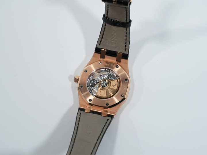 オーデマピゲ ロイヤルオーク Ref.15300OR.OO.D002CR.01 ピンクゴールド ブラック文字盤