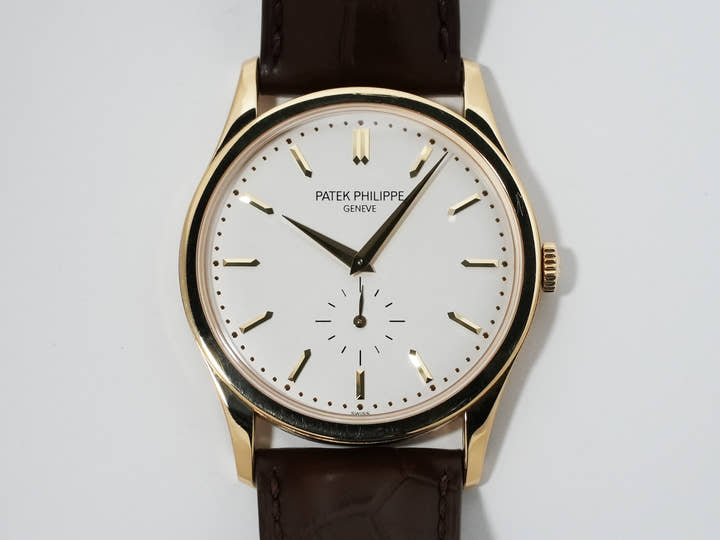 パテックフィリップ カラトラバ Ref.5196J-001 イエローゴールド シルバー文字盤
