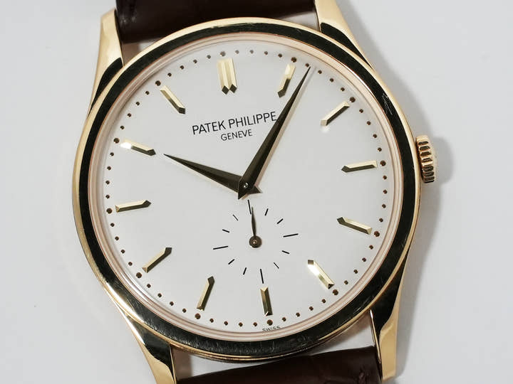 パテックフィリップ カラトラバ Ref.5196J-001 イエローゴールド シルバー文字盤