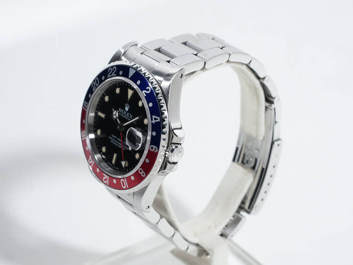 ロレックス GMTマスター Ref.16700 ステンレススチール ブラック文字盤 オイスターブレスレット 中古 t7ojasqf
