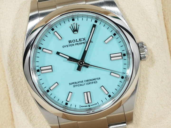 ロレックス オイスターパーペチュアル36 Ref.126000 ステンレススチール ターコイズ文字盤