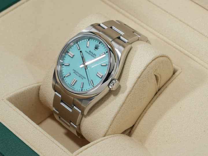 ロレックス オイスターパーペチュアル36 Ref.126000 ステンレススチール ターコイズ文字盤