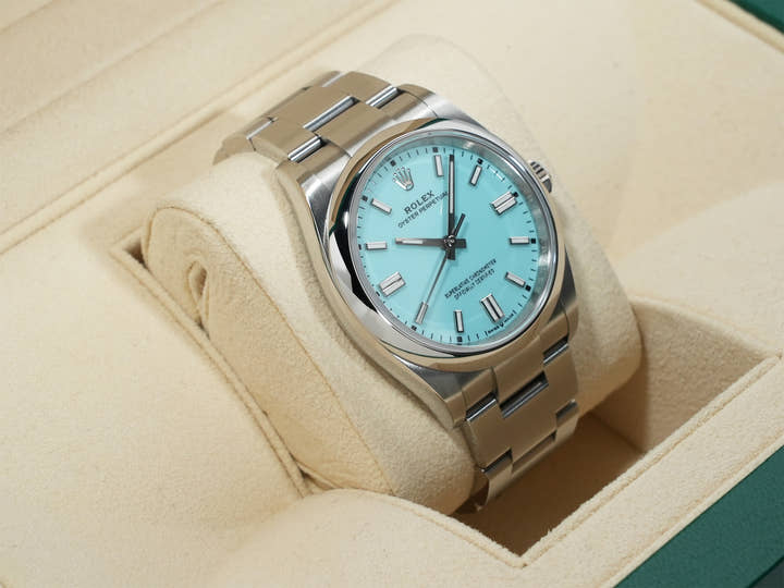 ロレックス オイスターパーペチュアル36 Ref.126000 ステンレススチール ターコイズ文字盤