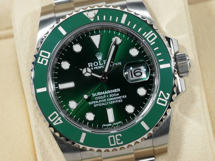 ロレックス サブマリーナー デイト Ref.116610LV ステンレススチール グリーン文字盤