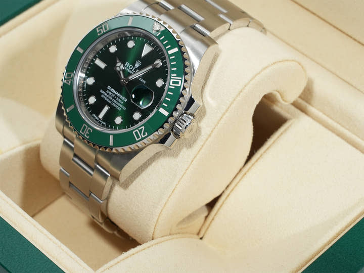 ロレックス サブマリーナー デイト Ref.116610LV ステンレススチール グリーン文字盤