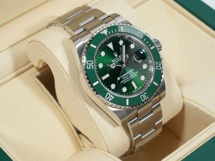 ロレックス サブマリーナー デイト Ref.116610LV ステンレススチール グリーン文字盤