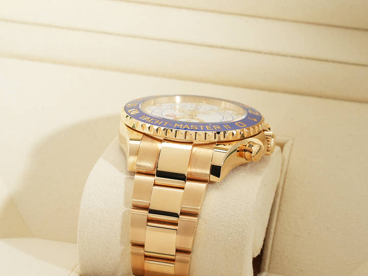 ロレックス ヨットマスターII Ref.116688 イエローゴールド ホワイト文字盤