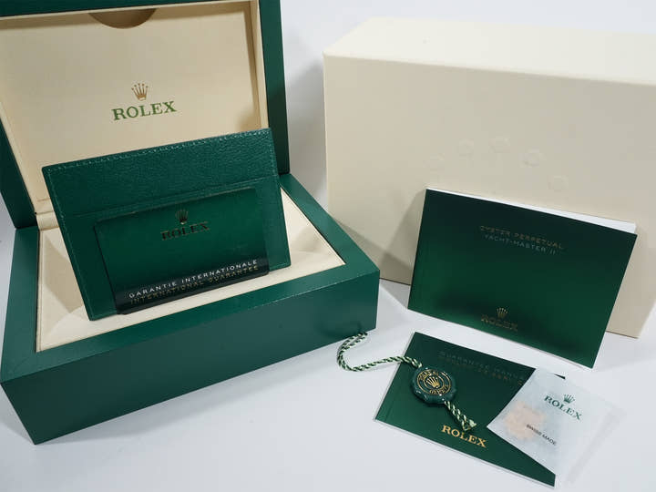 ロレックス ヨットマスターII Ref.116688 イエローゴールド ホワイト文字盤