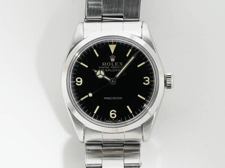 Rolex Explorer Ref. 5500 Stainless Steel Black Dial