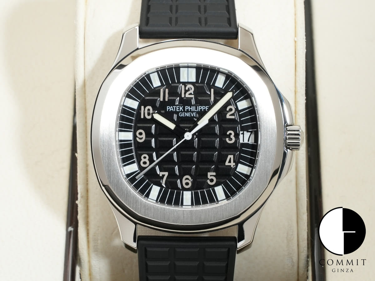 パテックフィリップ アクアノート ラージ Ref.5065A-001 ステンレススチール ブラック文字盤