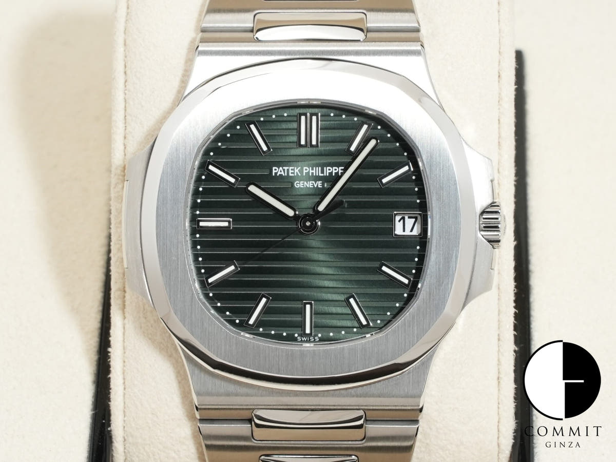 パテックフィリップ ノーチラス Ref.5711/1A-014 ステンレススチール グリーン文字盤