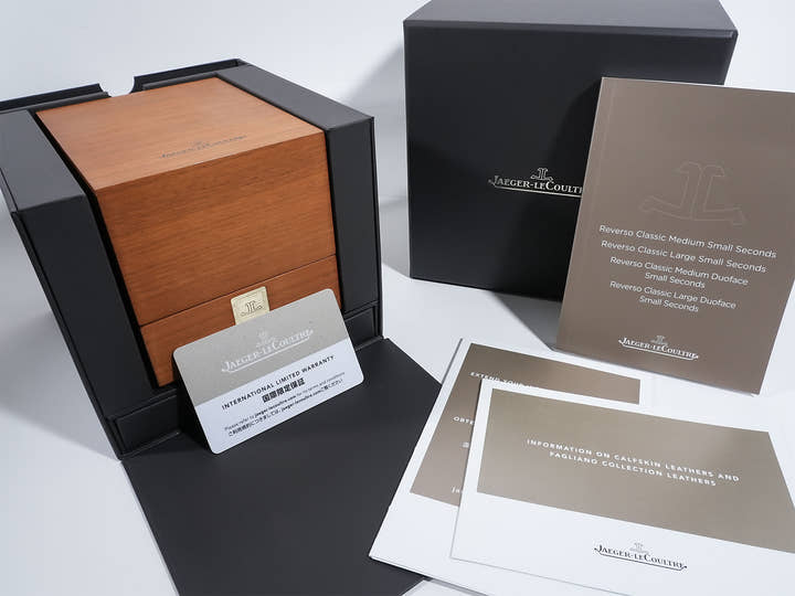 ジャガールクルト レベルソ トリビュート スモールセコンド Ref.Q3978480 SS ブルー文字盤 美中古 ywiz4x6b