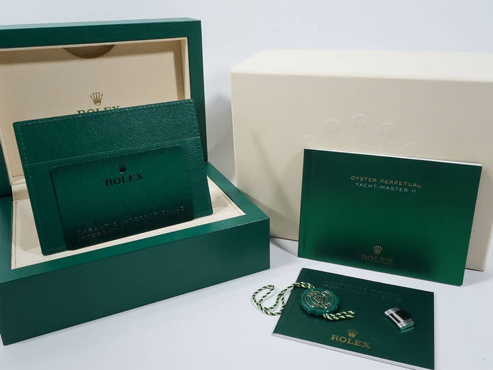 ロレックス ヨットマスターII Ref.116680 ステンレススチール ホワイト文字盤