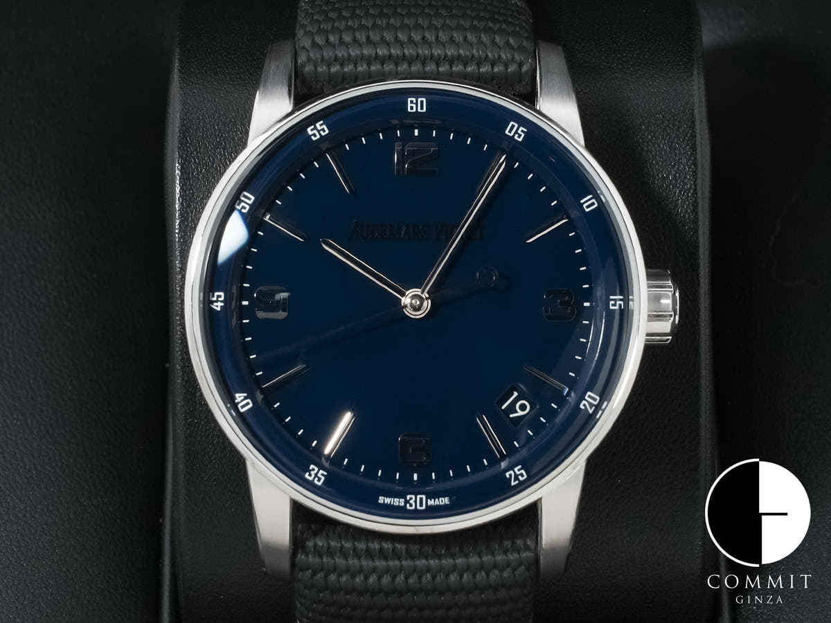 Audemars Piguet CODE 11.59 by Audemars Piguet Ref. 15210BC.OO.A321CR.01 White Gold Blue Lacquer Dial