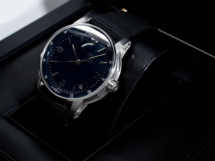 Audemars Piguet CODE 11.59 by Audemars Piguet Ref. 15210BC.OO.A321CR.01 White Gold Blue Lacquer Dial