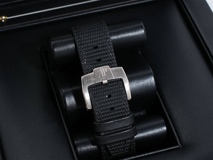 Audemars Piguet CODE 11.59 by Audemars Piguet Ref. 15210BC.OO.A321CR.01 White Gold Blue Lacquer Dial