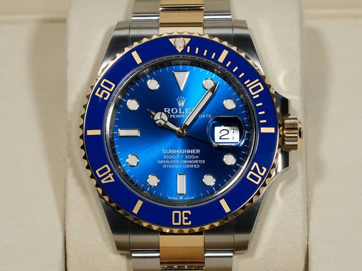 Rolex Submariner Date Ref. 126613LB Stainless Steel/Yellow Gold Blue Dial